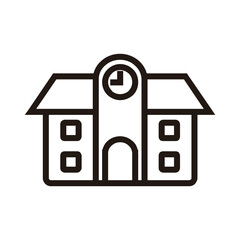 School of Education and Learning web icons in line style. School, university, textbook, learning. Vector illustration.