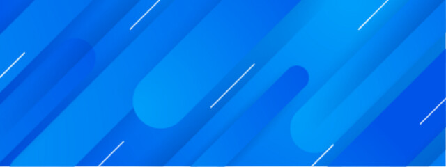 Blue abstract background with diagonal lines and shapes. Suitable for website banners, social media graphics, and modern designs.