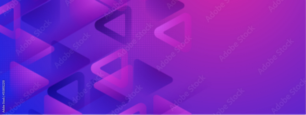 Poster abstract purple design with triangles and dots for modern and creative projects needing a bold and d