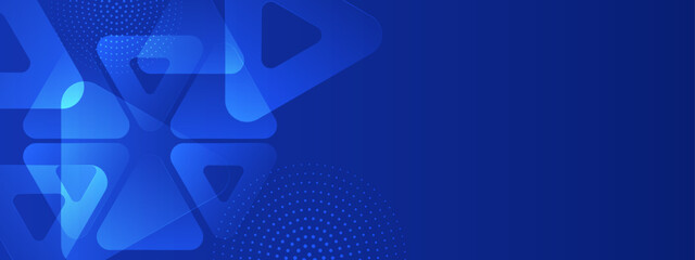 Overlapping blue triangles and dots, ideal for geometric designs, technology backgrounds, and abstract concepts with a modern twist.