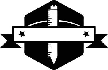 Carpenter and Architect Tool Logo Design