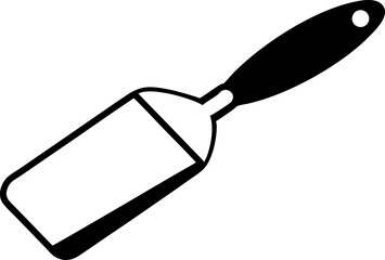 Spatula and Scraper Tool Outline Vector