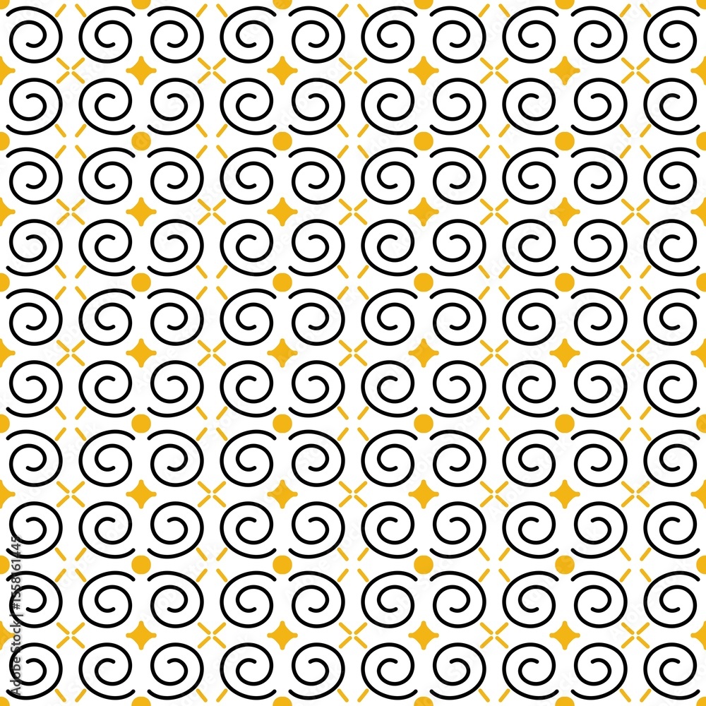 Poster seamless background with geometric pattern