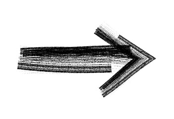 Hand Drawn Arrows on white background, Grunge arrow brush drawn, sketched scribbles doodle symbols decorative element design illustration	
