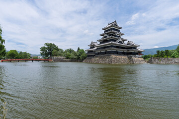The Keep of the Matsumoto Castle at daytime