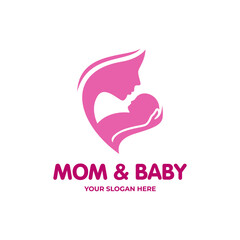 mom and baby logo