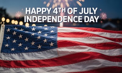American flag fireworks night celebration holiday image