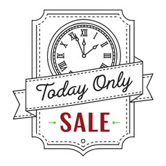 Today only flash sale vintage clock design
