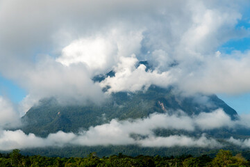 Doi Luang Chiang Dao Chiang Mai Thailand. beautiful sun rise