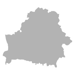 map of Belarus shadow