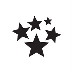 Obraz premium Stylized black icons of a pepperoni pizza slice and a cheeseburger