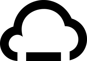 Cloud Remove Icon - Remove from Cloud Storage Vector Symbol