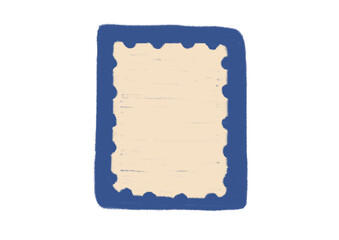 vintage postage blue stamp png