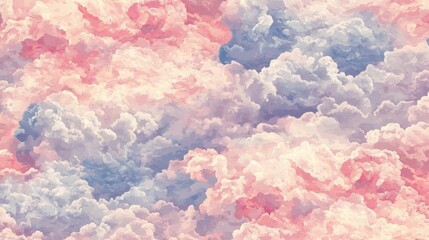 Seamless cloud pattern
