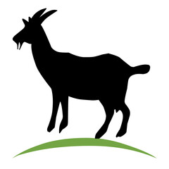 goat silhouette illustration