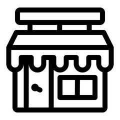 Small Storefront Building Icon