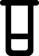 Test Tube Laboratory Science Container Vector Icon