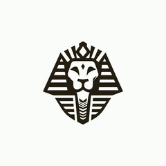 Lion pharaoh logo