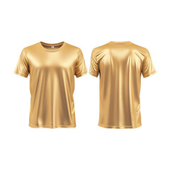 Gold TShirt Mockup Premium Apparel Design Template for Fashion  Branding