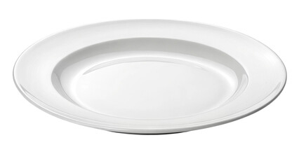 Solitary White Plate