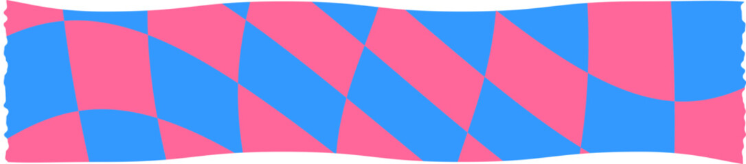 Obraz premium Colorful geometric washi tape vector isolated on white background