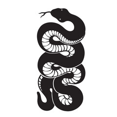 Obraz premium snake vintage hand drawing