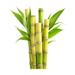 Vibrant Green Bamboo Shoots Natures Serenity in Stunning Detail