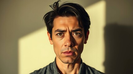 A person actively pretends to be uninterested or apathetic, despite potentially holding genuine curiosity