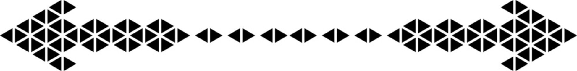 Triangle arrow divider pattern