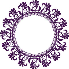 Beautiful flower art and mandala vector design