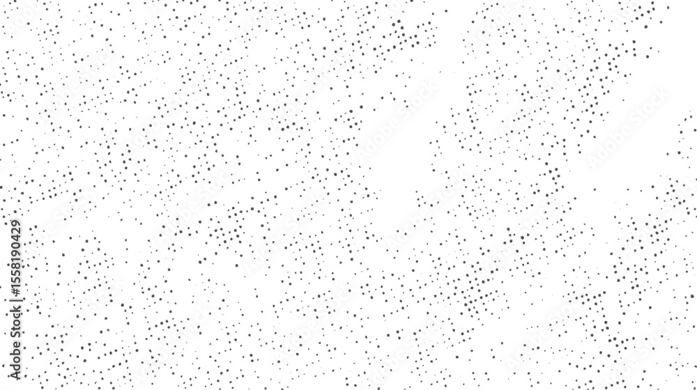 Poster minimal grunge speckle texture vector. abstract dotted dust overlay with soft irregular dot pattern.