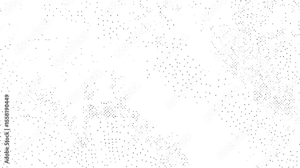 Poster sparse grunge dot texture vector. minimal scattered speckle overlay with abstract halftone effect. f