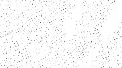 Minimal grunge speckle texture vector. Abstract dotted dust overlay with soft irregular dot pattern. Subtle distressed effect in black on white.
