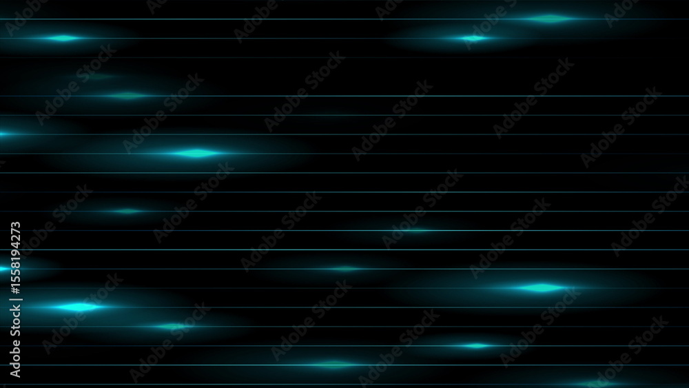 Poster Blue minimal lines abstract futuristic tech background