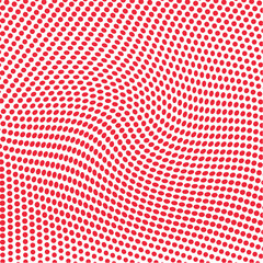 Wavy gradient halftone dots pattern texture background

