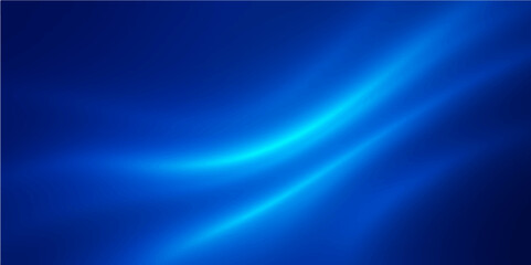 Vibrant abstract blue background with glowing waves and flowing lines creating a dynamic digital art illustration