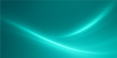 Abstract green and blue light wave design with flowing lines and soft, futuristic texture for background illustration