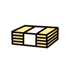 札束のアイコンイラスト