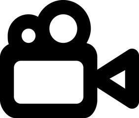 Video Camera Recording Icon Vector Design