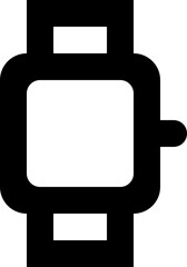Smart Watch Wearable Digital Device Technology Icon Vector Symbol