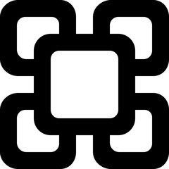 QR Code Scanner Viewfinder Camera Focus Frame Icon Vector