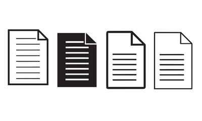 document icon vector