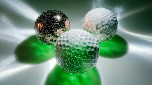 Abstract Golf Balls