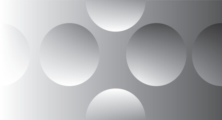 Abstract grayscale pattern of overlapping circles with gradient shading creating a three-dimensional effect.