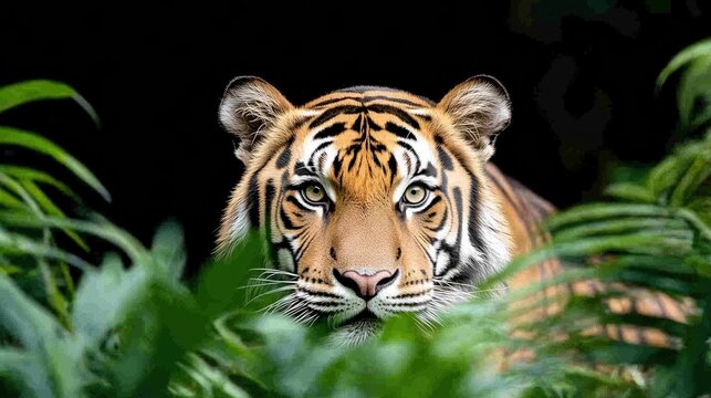 angry sumatran tiger - Powered by Adobe