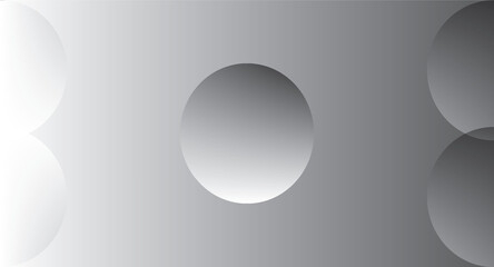 Gradient Gray Spheres: Abstract Geometric Design with Subtle Shadows.