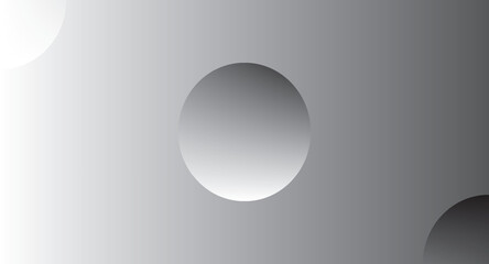 Gradient Gray Spheres: Abstract Minimalist Design with Smooth Transitions.
