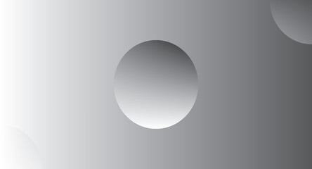 Gradient-filled Circular Shape with Subtle Shadow Effect.