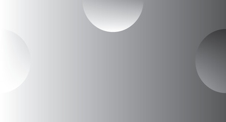 Abstract Gray Gradient with Circles Background Design Element.