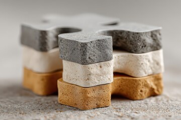 Puzzle pieces banner